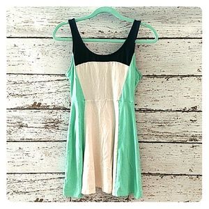 Express color block dress